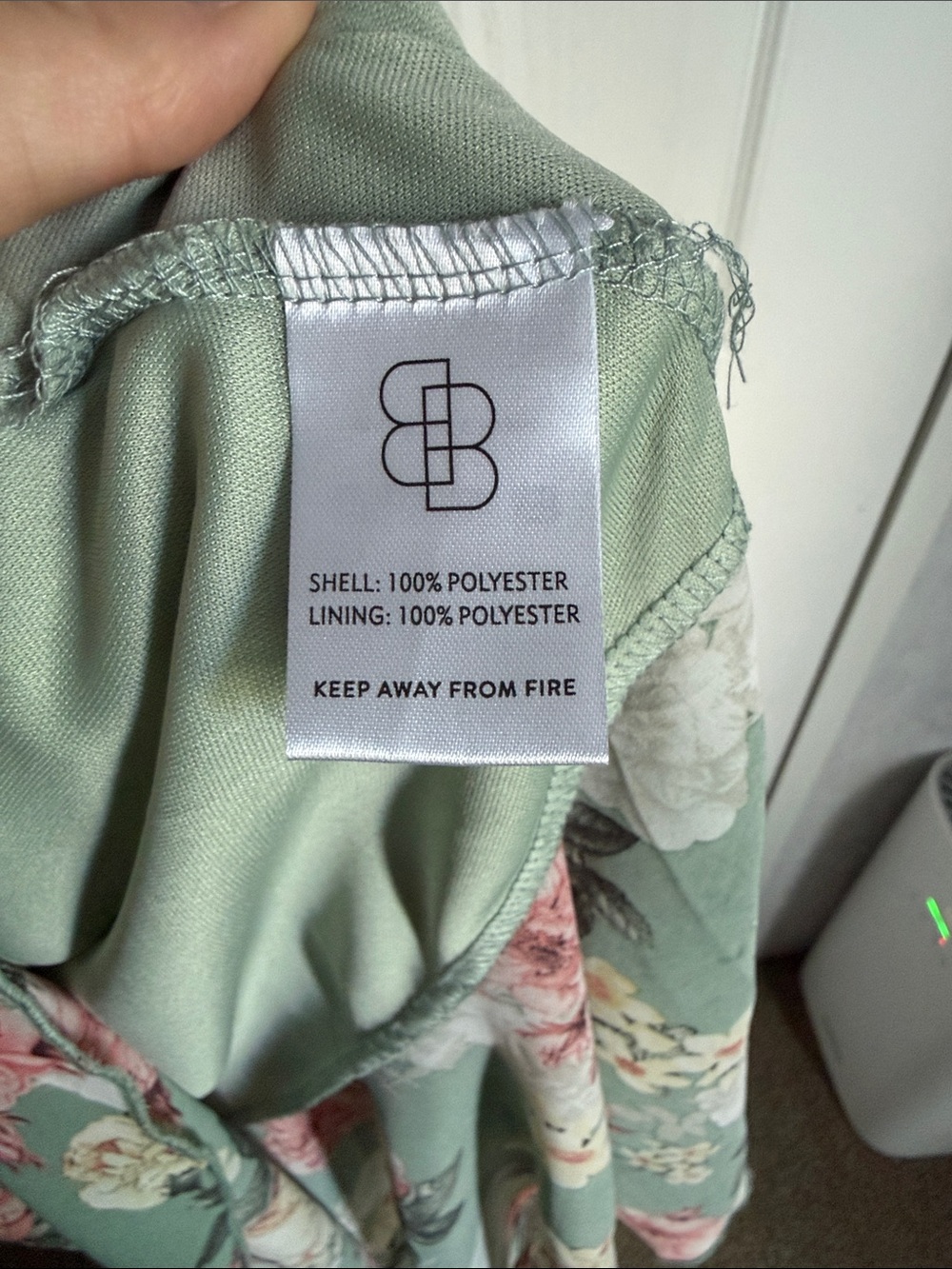 Baltic Born Sage Green Floral Tiered Maxi Dress - Picture 4 of 4